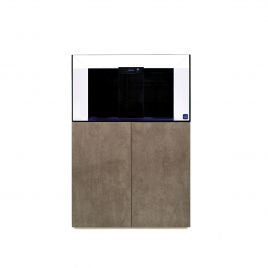 TMC Reef Habitat 90 Aquarium And Cabinet in Brushed Limestone
