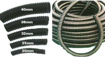Ribbed Hose Black