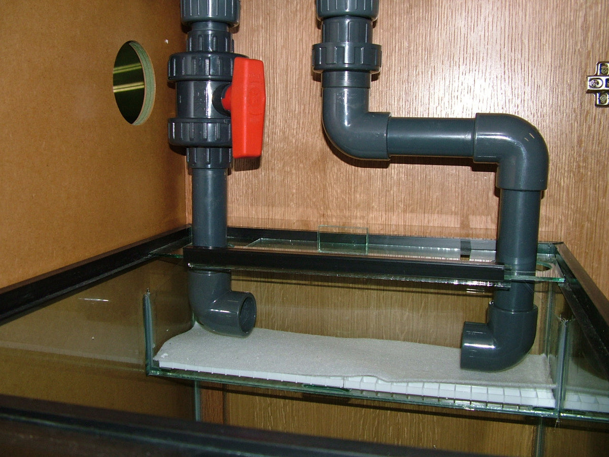 Aquarium Plumbing Pvc pipe work and fittings